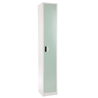 AdirOffice 72"H Single Tier Misty Green Storage Locker (ADI629-201-MGRN-DL)