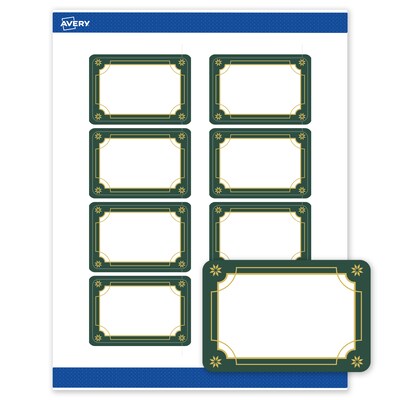 Avery Rectangle Multipurpose Labels, 2 x 3, White, 80/Pack (19479370390)