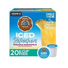 The Original Donut Shop Iced Refreshers Pineapple Passion Fruit Infused Water, Keurig® K-Cup® Pods,