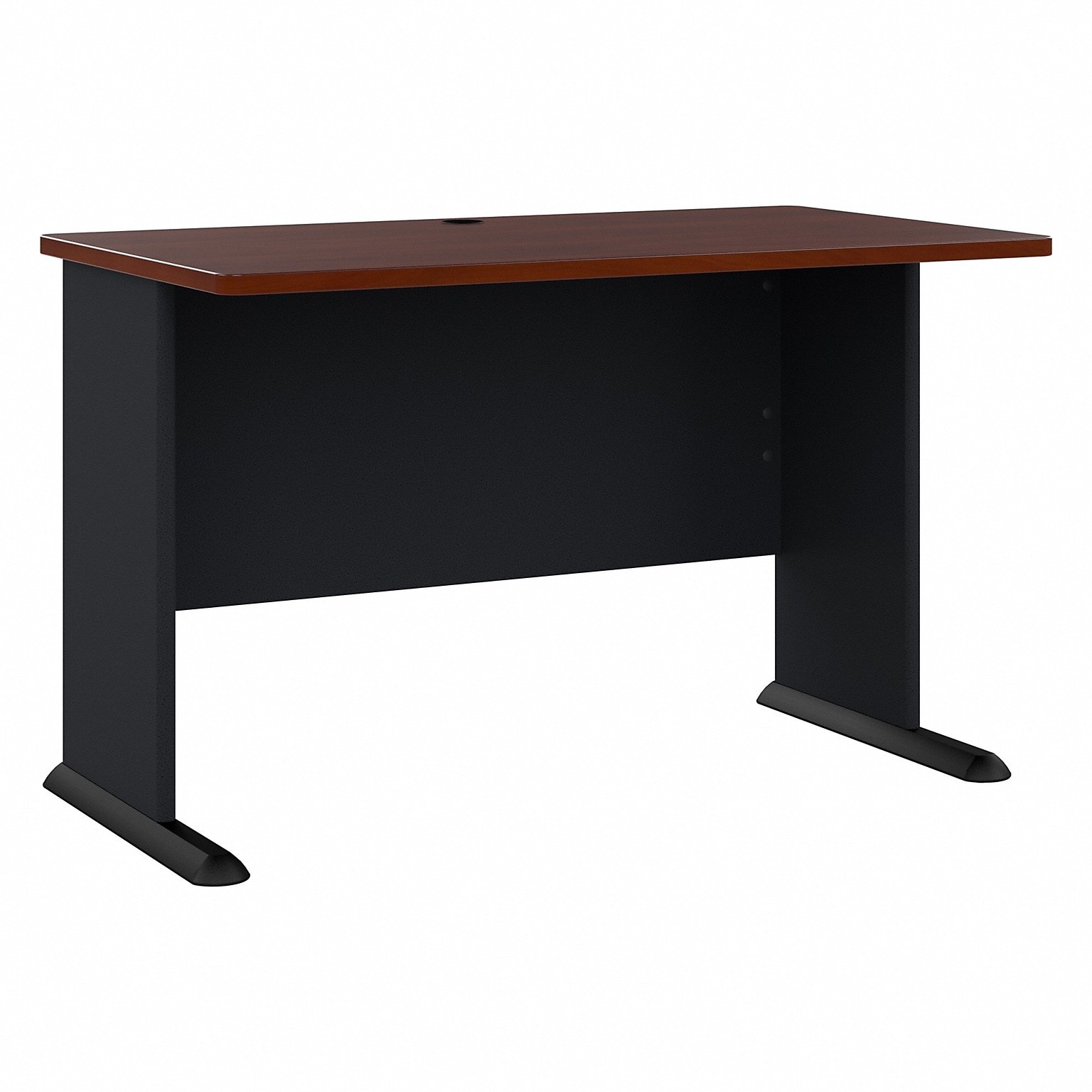 Bush Business Furniture Cubix 48W Desk, Hansen Cherry/Galaxy (WC90448A)