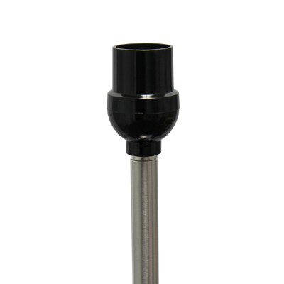 Simple Designs 57" Floor Lamp with Drum Shade, Black (LF2004-BLK)