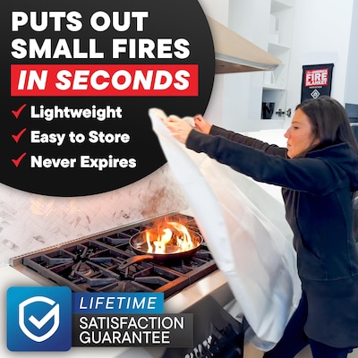 America Class AB Fire Blanket, 3/Pack (AFB3)