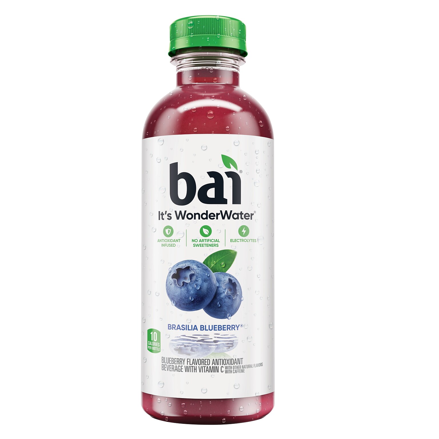 Bai Brasilia Blueberry, 18 Fl. Oz. Bottles, 12/Pack (CAD00401)