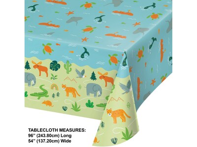 Creative Converting World Adventure Birthday Tableware and Decor Kit, Multicolor (DTC9123E4A)