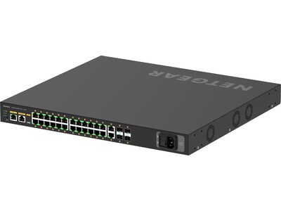 Netgear AV Line 26-Port Gigabit Ethernet Managed Switch, Black (GSM4230PX-100NAS)