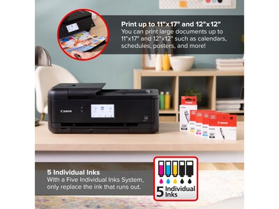 Canon PIXMA TS9520a Inkjet Printer, All-in-One, Print, Scan, Copy (2988C032)