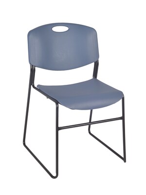 Regency 42" Laminate Square Table with 4 Chairs, Blue (TB4242PL44BE)