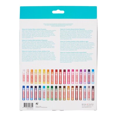Talens Art Creation Water Soluble Oil Pastel Set, Assorted Colors, 36/Set (TLN9029136M)