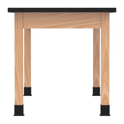 Diversified Woodcrafts PerpetuLab School Classroom Rectangular Science Lab Table, 60 x 30, Oak (C7142BK30N)