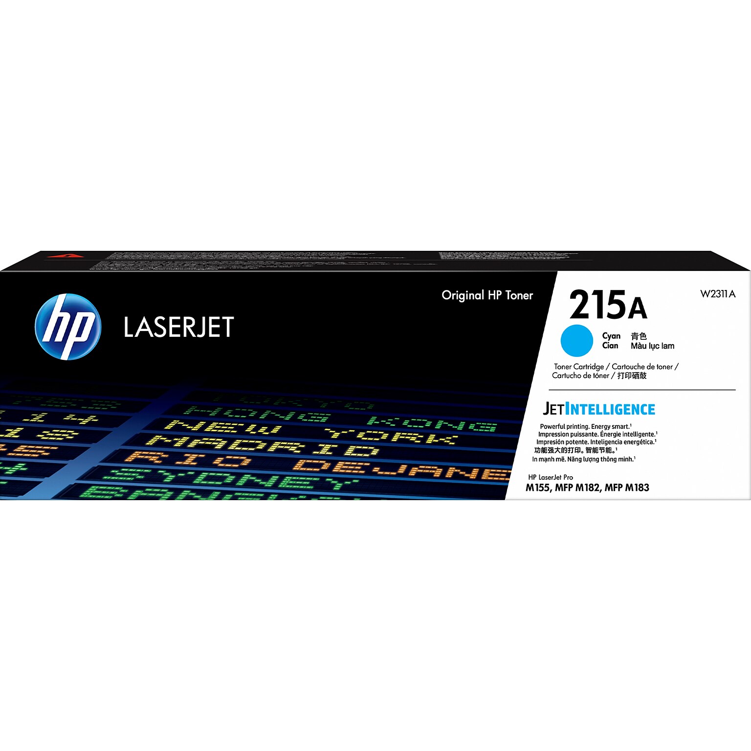 HP 215A Cyan Standard Yield Toner Cartridge, Prints Up to 850 Pages (W2311A)