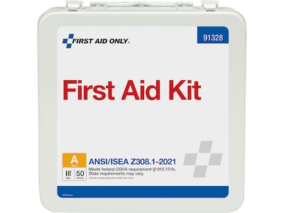 First Aid Only First Aid Kits, 184 Pieces, White, Kit (91328)