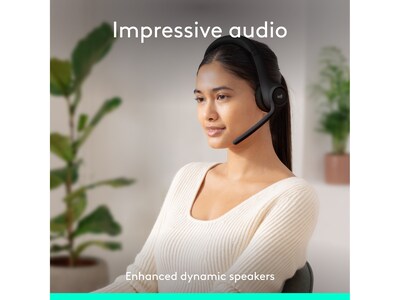 Logitech Zone Vibe 300 Wireless Noise-Canceling Bluetooth Stereo Headset (981-001406)