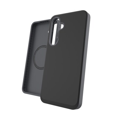 Zagg SoHo Snap MagSafe Phone Case for Samsung Galaxy S24 FE, Shock Absorbing, Black (702316625)