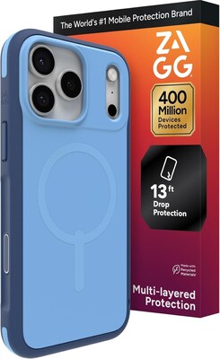 Zagg Sedona Snap MagSafe Phone Case for Apple iPhone 17 Pro Max, Shock Absorbing Bumpers, Royal Ember (702319107)