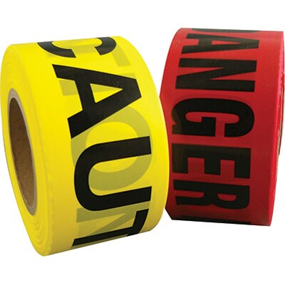 Berry Plastics™ Safety Tapes; Red, 1000 Length, 8/CT