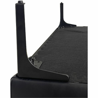 Lorell Clarke Series Vinyl Sofa, Black (LLR86950)