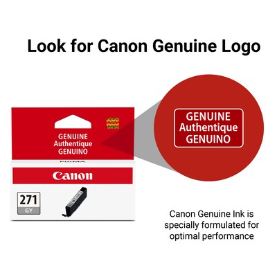 Canon 271 Gray Standard Yield Ink Cartridge (0394C001)