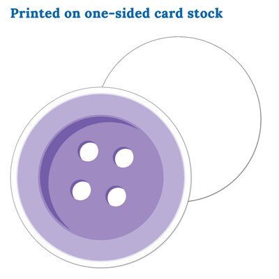 Carson Dellosa Crafty and Cool Colorful Buttons Bulletin Board Decorations, 36/Pack (120659)