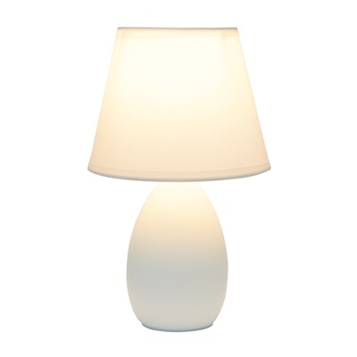 Simple Designs 9.45 LED Table Lamp, Off White (LT2009-OFF-LB)