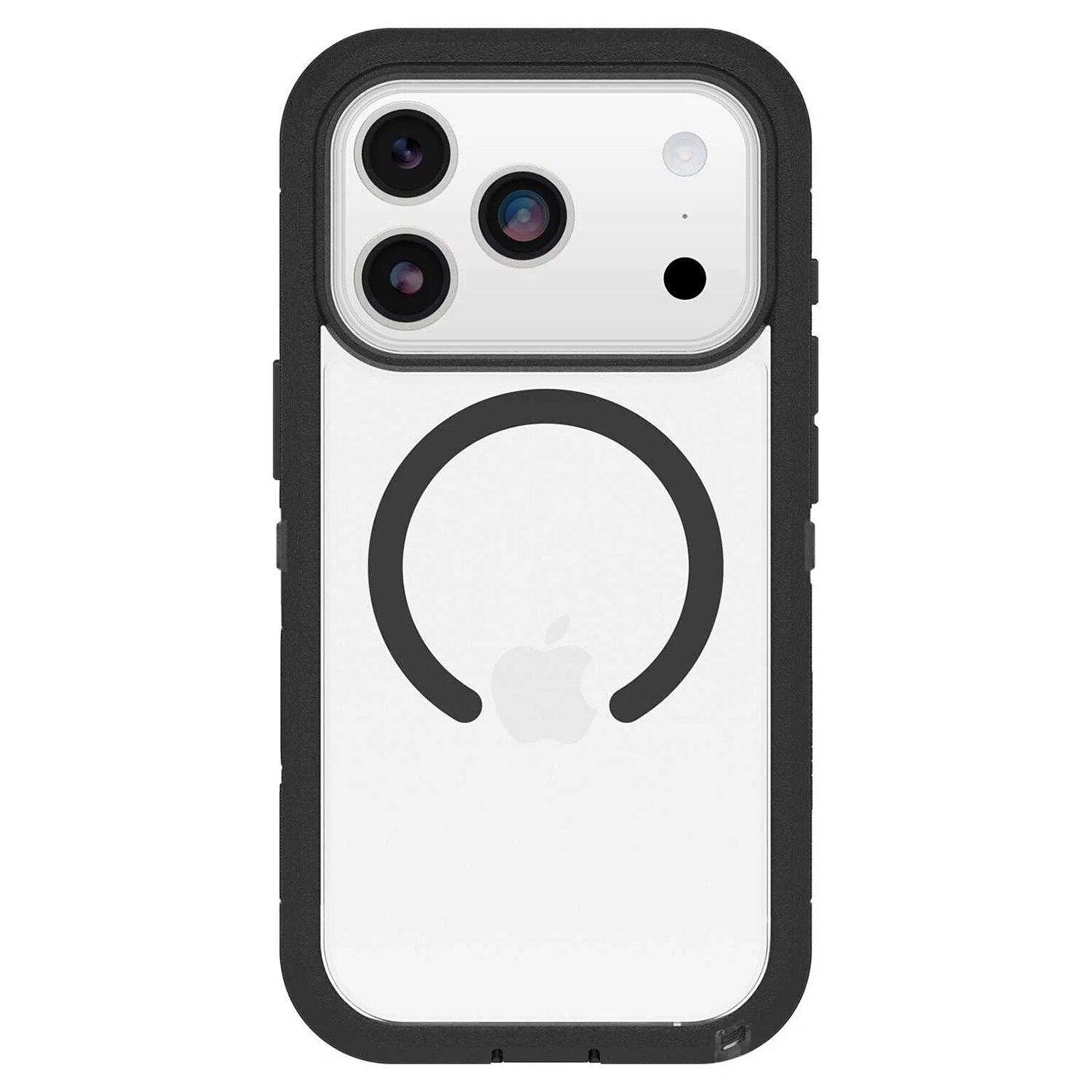 OtterBox Defender Series XT MagSafe Case for iPhone 17 Pro, Shock Absorbing, Dark Side Black (76-000102)