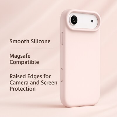 SaharaCase Venture Series MagSafe Compatible Phone Case for iPhone 17 Air, Shock Absorbing, Desert Rose (CP00948)