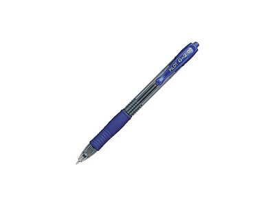 Pilot G2 Retractable Gel Pen, Fine Point, 0.7mm, Blue Ink, Dozen (31021)