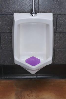 Fresh Products Wave 3D Anti-Splash Urinal Screen, Fabulous Scent, Purple, 10/Box (3WDS-F-010I060M-11)