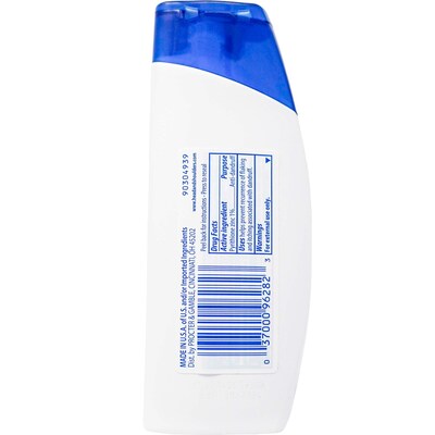 Head & Shoulders Classic Clean Shampoo, 3 oz Travel Size Bottle, 8 Bottles/Bag, 18 Bags/Carton