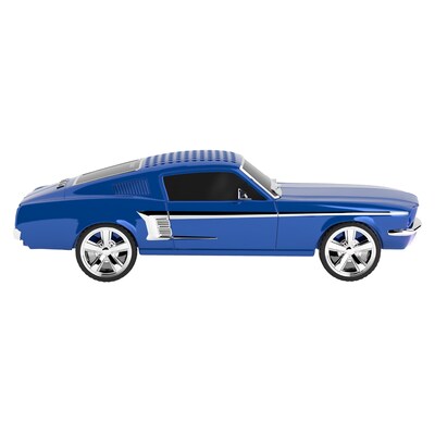 Audiobox Retro Ride Wireless Bluetooth Classic-Muscle-Car Speaker with WaveSync & Lights, Blue (TRK-6500BT)