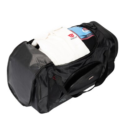 DUKAP Contender 20" Polyester Carry-On Sport & Gym Duffel, Black (BDK-CON-BLK)