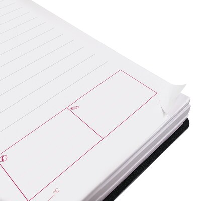 2027 Brownline DuraFlex 8" x 5" Daily & Monthly Appointment Book, Poly Cover, Black (CB634V.BLK-27)