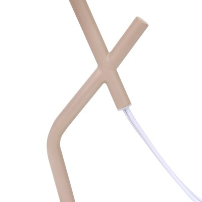 Simple Designs Abstract 17.13" LED Table Lamp, Light Beige (LT1172-LBG)