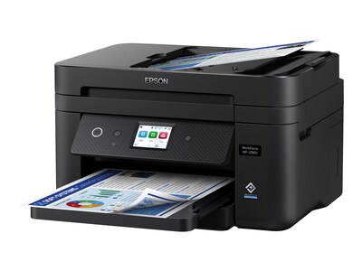 Epson WorkForce WF-2960 Wireless Color Inkjet Printer, All-In-One, Print, Scan, Copy, Fax (9472538)