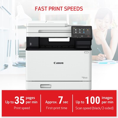 Canon Color imageCLASS MF753Cdw Wireless Color All-in-One Laser Printer (5455C010)