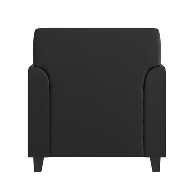 Flash Furniture Hercules Diplomat Series LeatherSoft Guest Chair, Black (BT8271BK)
