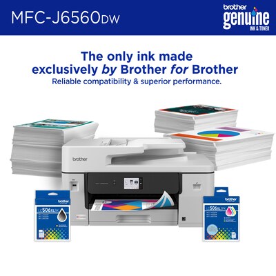 Brother INKvestment MCF-J6560DW Wireless Color All-in-One Inkjet Printer