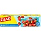 Glad Zipper Freezer Bags, Gallon, 15 Bags/Box (57034)