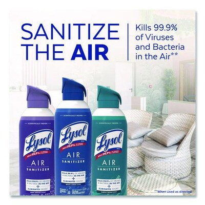 Lysol Air Sanitizer Aerosol, Light Breeze Scent, 10 oz. (19200-99394)