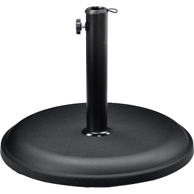Global Industrial Concrete Umbrella Base, 33 Lbs., Black (695474)