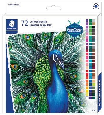 Staedtler Triangular Professional Colored Pencils, Assorted Colors, 72/Pack (1278CC72A6)