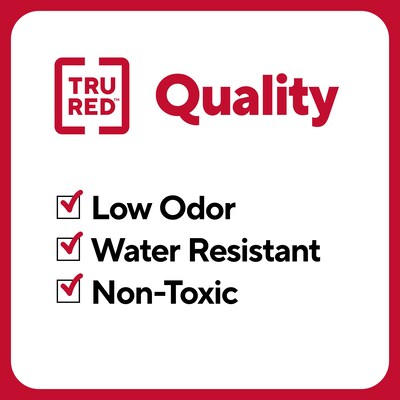 TRU RED™ Pen Permanent Markers, Ultra Fine Tip, Black, 36/Pack (TR54546)
