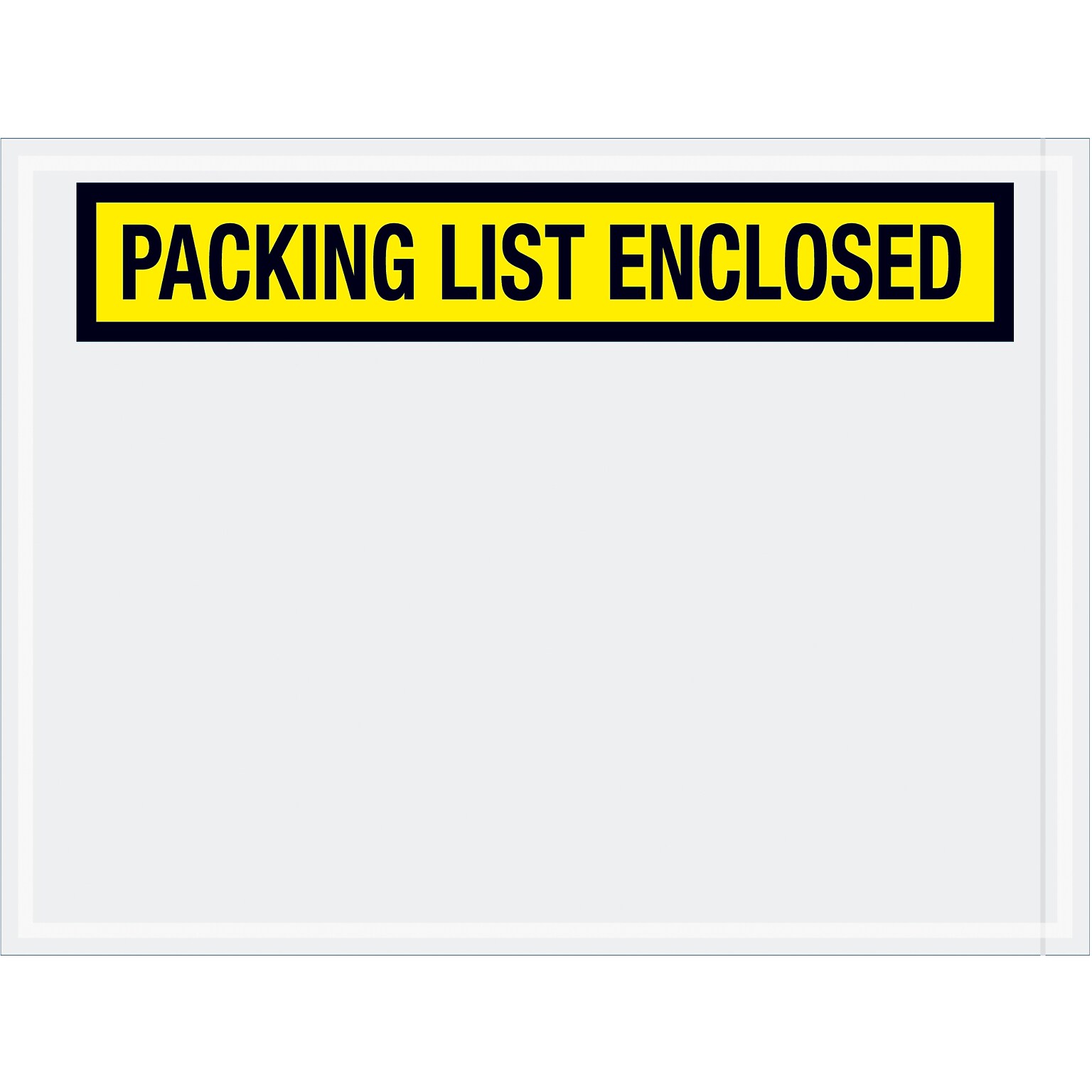 Quill Brand Packing List Envelope, 4 1/2 x 6 - Yellow Panel Face, Packing List Enclosed, 1000/Case