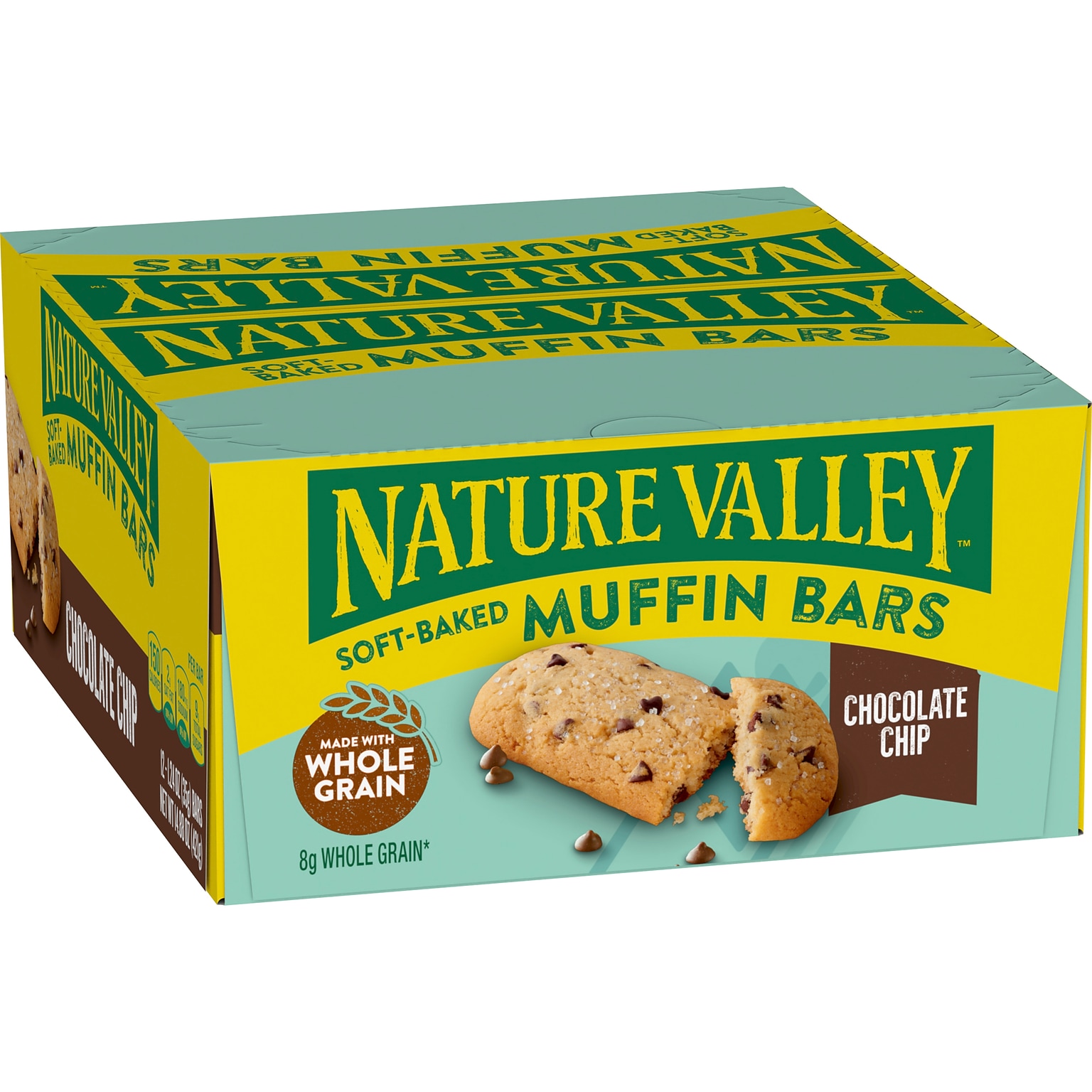 Nature Valley Chocolate Chip Soft-Baked Muffin Bar, 1.24 oz., Dozen (20667000)