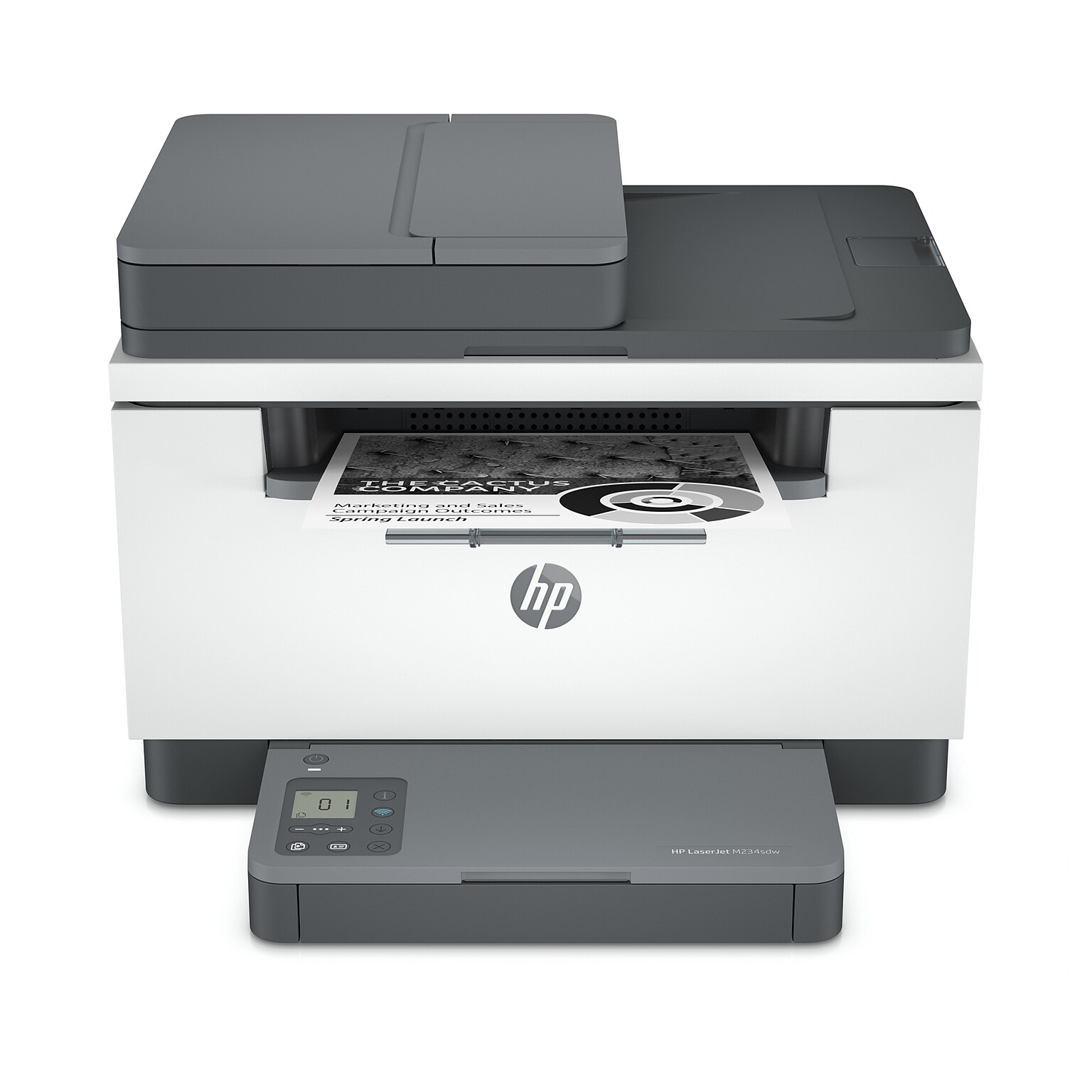 HP LaserJet M234sdw Wireless Black & White Laser Printer, All-In-One, Print, Scan, Copy, Best for Home Office (6GX01F)