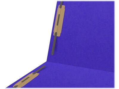 Medical Arts Press Heavy-Duty End Tab File Folder, Straight Cut, Letter-Size, Purple, 40/Box (S-09459-PUR)