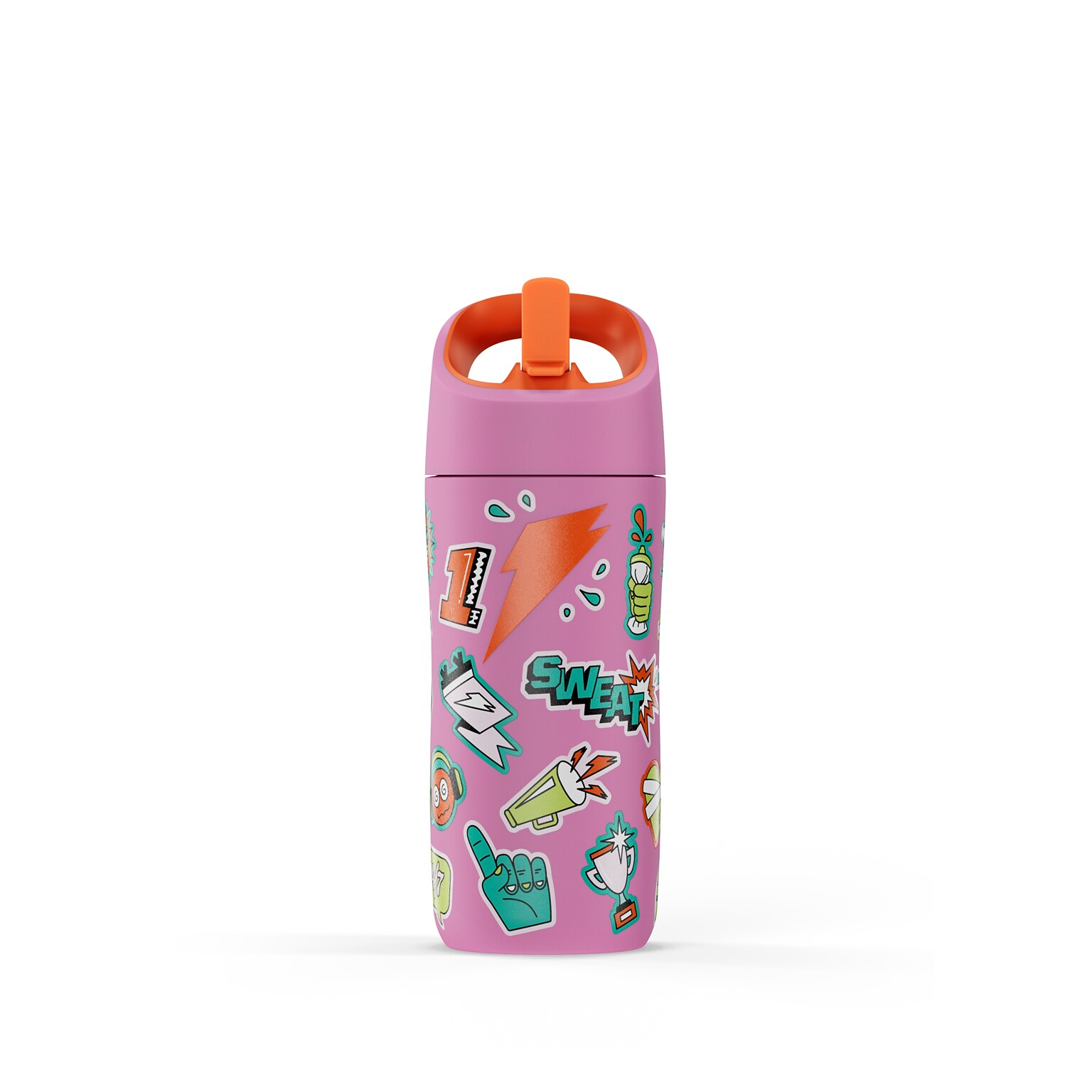 Gatorade Rookie Stainless Steel Water Bottle, 12 oz., Pink (05612)
