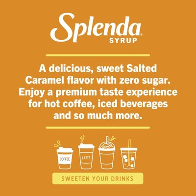 Splenda Salted Caramel Sugar-Free Syrup, 6/Carton (HFP00584)