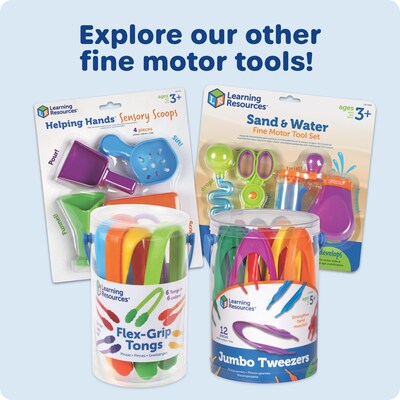 Learning Resources Flex Grip Tongs (LER2966)