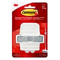 Command Damage Free Large Broom Gripper, 4 lbs., White/Gray, (17007-ES)