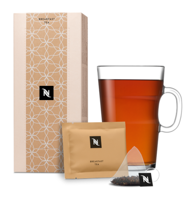 Nespresso Breakfast Black Tea Bags, 25/Box (157016)
